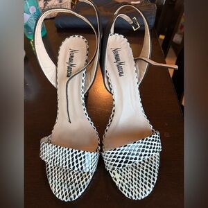 Neiman Marcus Black and White Heels